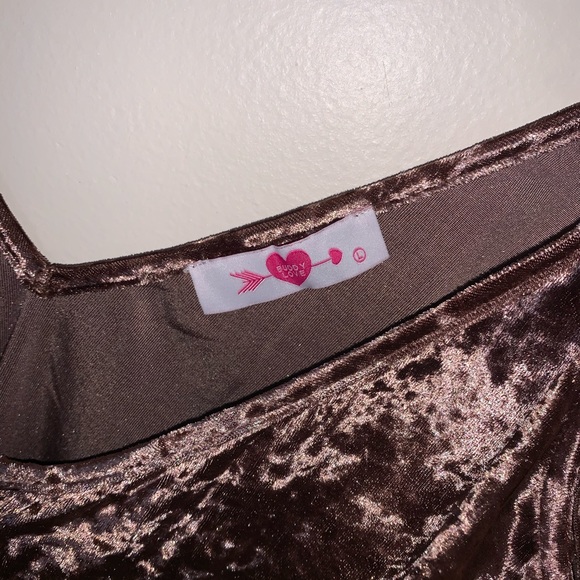 Velvet tie tank top - Picture 2 of 3